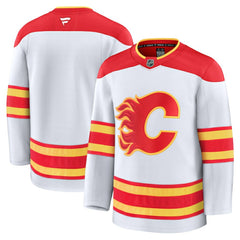 Calgary Flames Fanatics Away Premium Jersey White