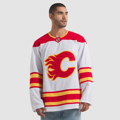 Calgary Flames Fanatics Away Premium Jersey White