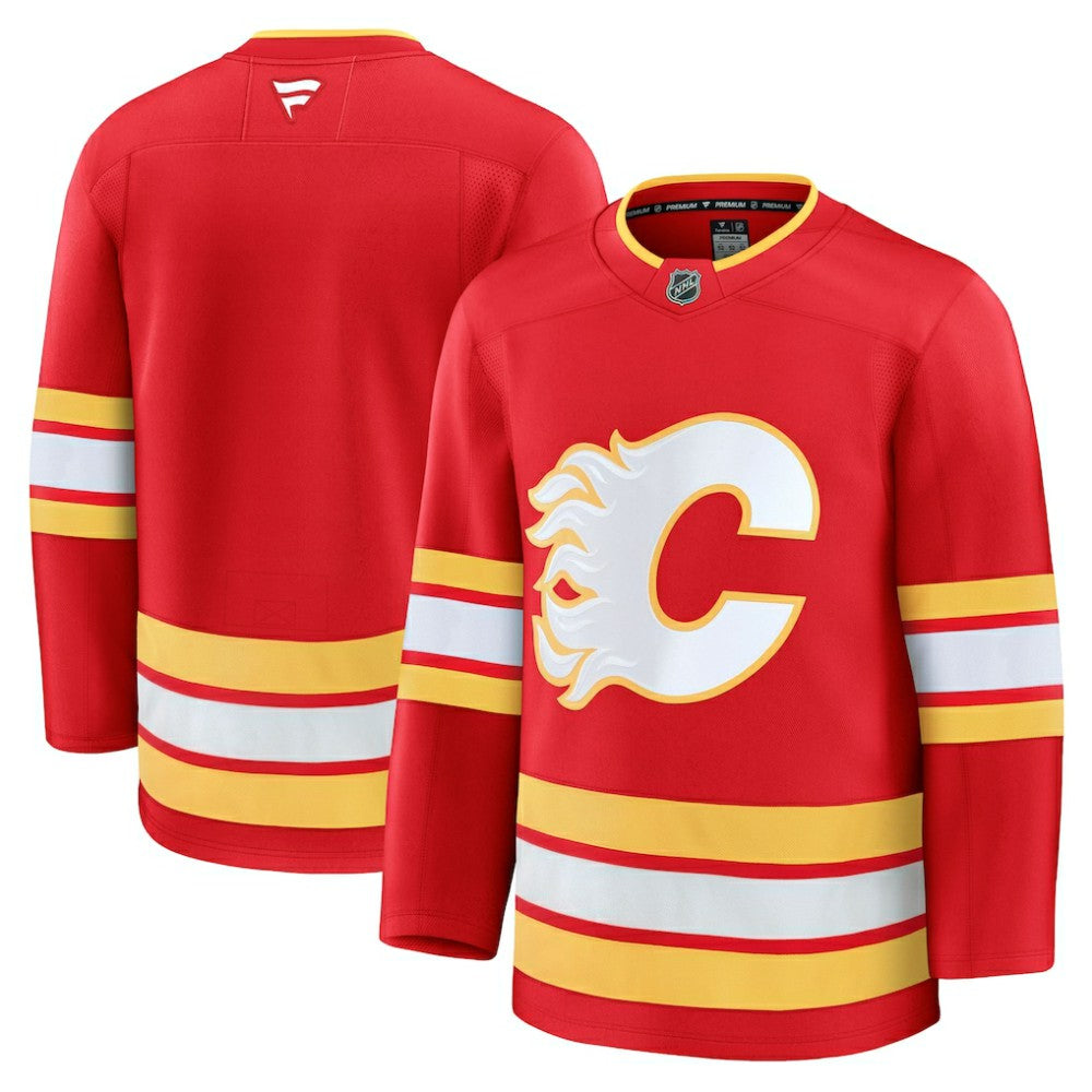 Calgary Flames Fanatics Home Premium Jersey Red