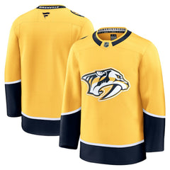 Nashville Predators Fanatics Home Premium Jersey Yellow