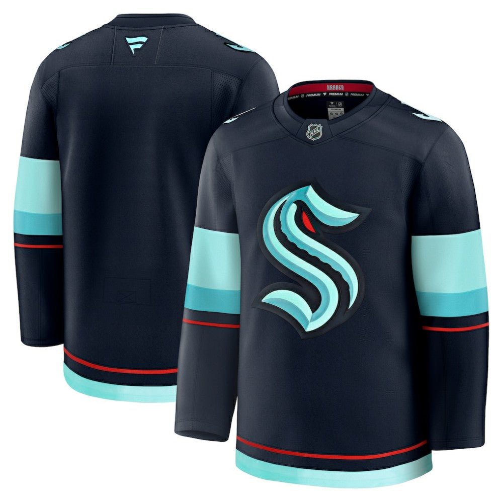 Seattle Kraken Fanatics Home Premium Jersey Deep Sea Blue