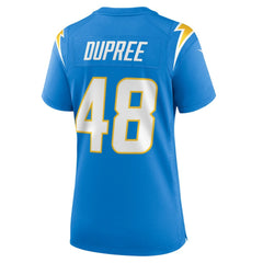 Bud Dupree Los Angeles Chargers Women's Team Game Jersey - Powder Blue