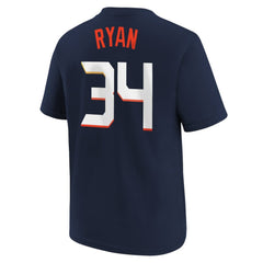 Nolan Ryan Houston Astros Youth Fuse City Connect Name & Number T-Shirt Navy | Nike