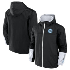 Utah Mammoth Fanatics Crash the Net Full-Zip Hoodie Jacket Black