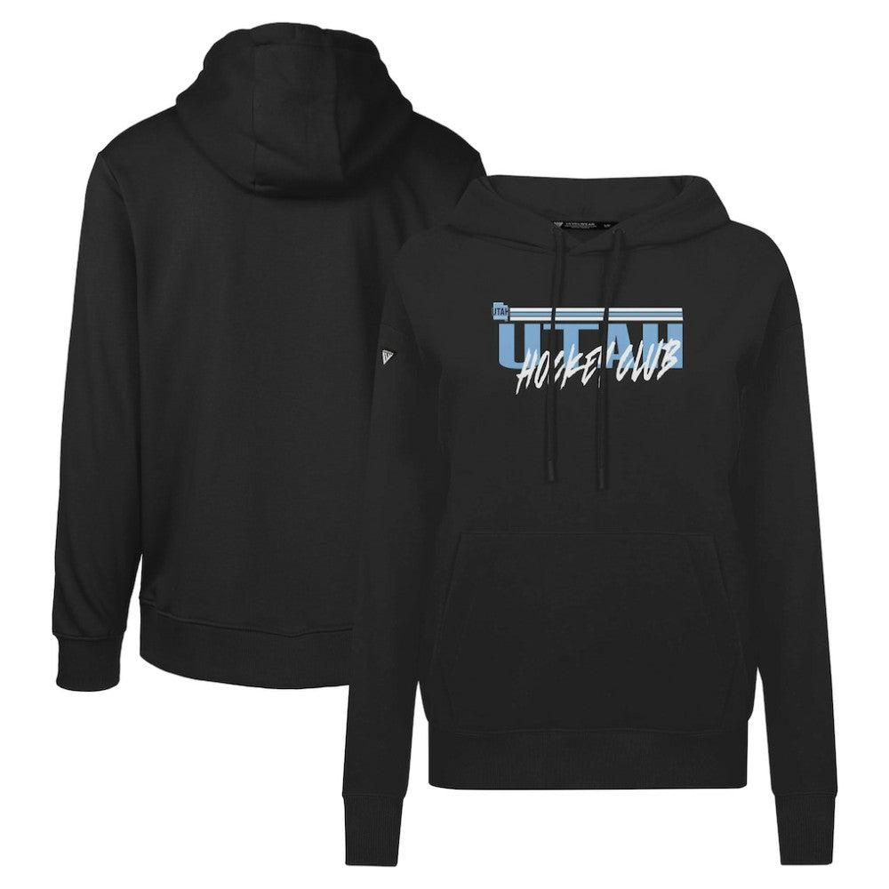 NHL Utah Levelwear Women's Adorn Etched Pullover Hoodie Black