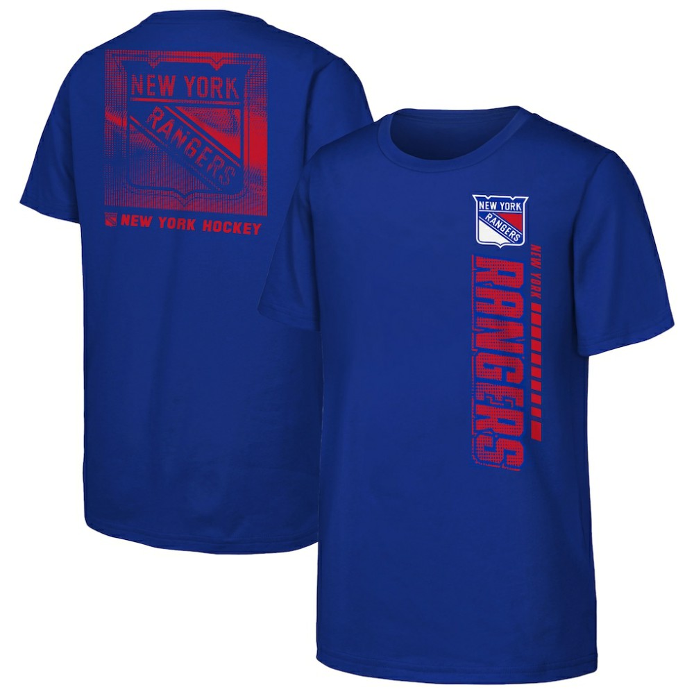 New York Rangers Youth Atmosphere T-Shirt Blue