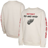 Detroit Red Wings Youth Star Power Pullover Sweatshirt Cream