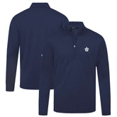 Toronto Maple Leafs Levelwear Heron Insignia Core Quarter-Zip Jacket Navy