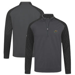 Minnesota Wild Levelwear Aztec Insignia Core Quarter-Zip Pullover Top Charcoal