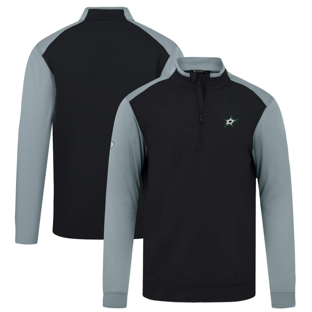 Dallas Stars Levelwear Bayou Insignia Core Quarter-Zip Pullover Top Black
