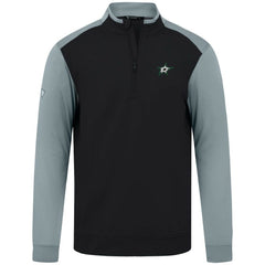 Dallas Stars Levelwear Bayou Insignia Core Quarter-Zip Pullover Top Black
