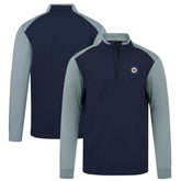 Winnipeg Jets Levelwear Bayou Insignia Core Quarter-Zip Pullover Top Navy