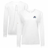 Colorado Avalanche Levelwear Women's Sequoia Primary Logo Long Sleeve T-Shirt White