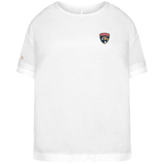 Florida Panthers Levelwear Women's Tulip Primary Logo T-Shirt White