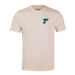 St. Louis Blues Levelwear Richmond Stained Glass T-Shirt Khaki