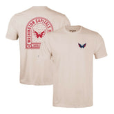 Washington Capitals Levelwear Richmond Stained Glass T-Shirt Khaki