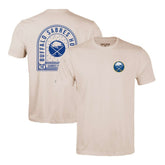 Buffalo Sabres Levelwear Richmond Stained Glass T-Shirt Khaki