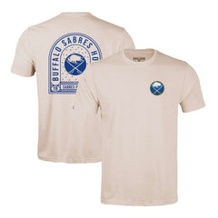 Buffalo Sabres Levelwear Richmond Stained Glass T-Shirt Khaki