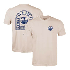 Edmonton Oilers Levelwear Richmond Stained Glass T-Shirt Khaki