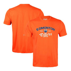 Edmonton Oilers Levelwear Richmond Ice Wall T-Shirt Orange