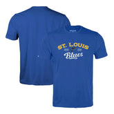 St. Louis Blues Levelwear Richmond Ice Wall T-Shirt Blue
