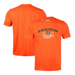 Anaheim Ducks Levelwear Richmond Ice Wall T-Shirt Orange