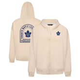Toronto Maple Leafs Levelwear Uphill Stained Glass Full-Zip Hoodie Jacket Khaki