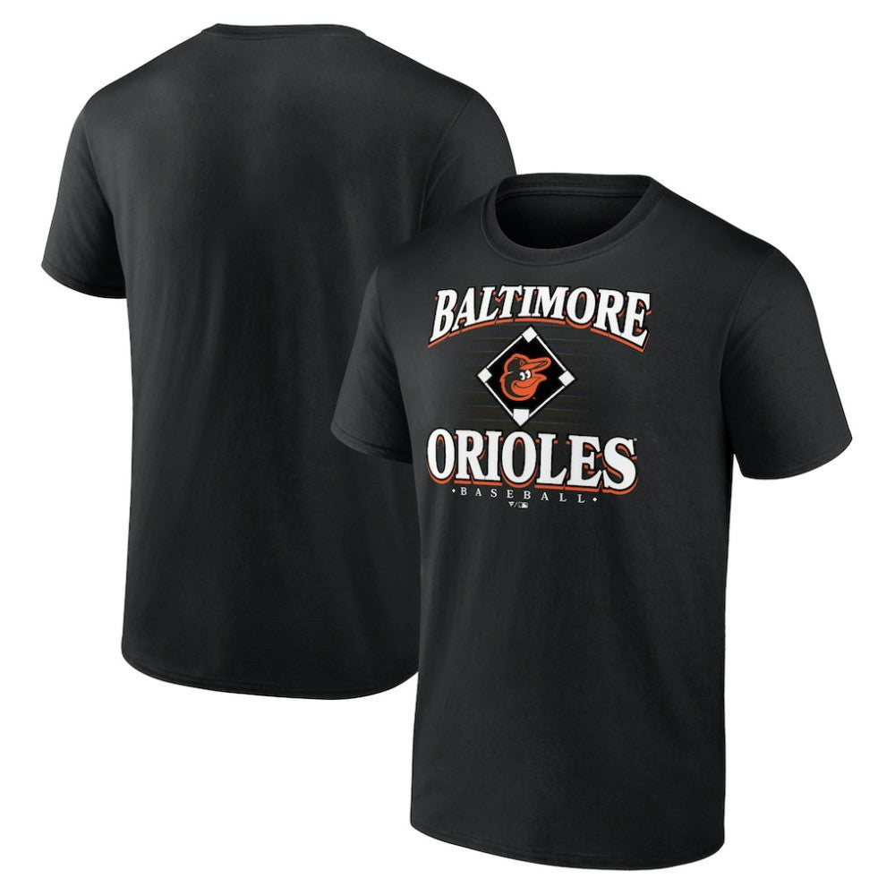 Baltimore Orioles Retro Diamond T-Shirt Black
