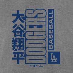 Shohei Ohtani Los Angeles Dodgers Tri-Blend T-Shirt Heather Gray