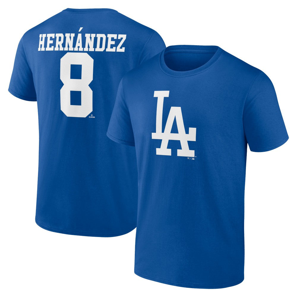 Enrique Hernandez Los Angeles Dodgers Icon Player Name & Number T-Shirt Royal