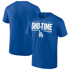 Shohei Ohtani Los Angeles Dodgers Sho-Time Horizontal T-Shirt Royal
