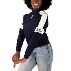 Philadelphia Phillies Lusso Women's Monica Pullover Sweatshirt Navy