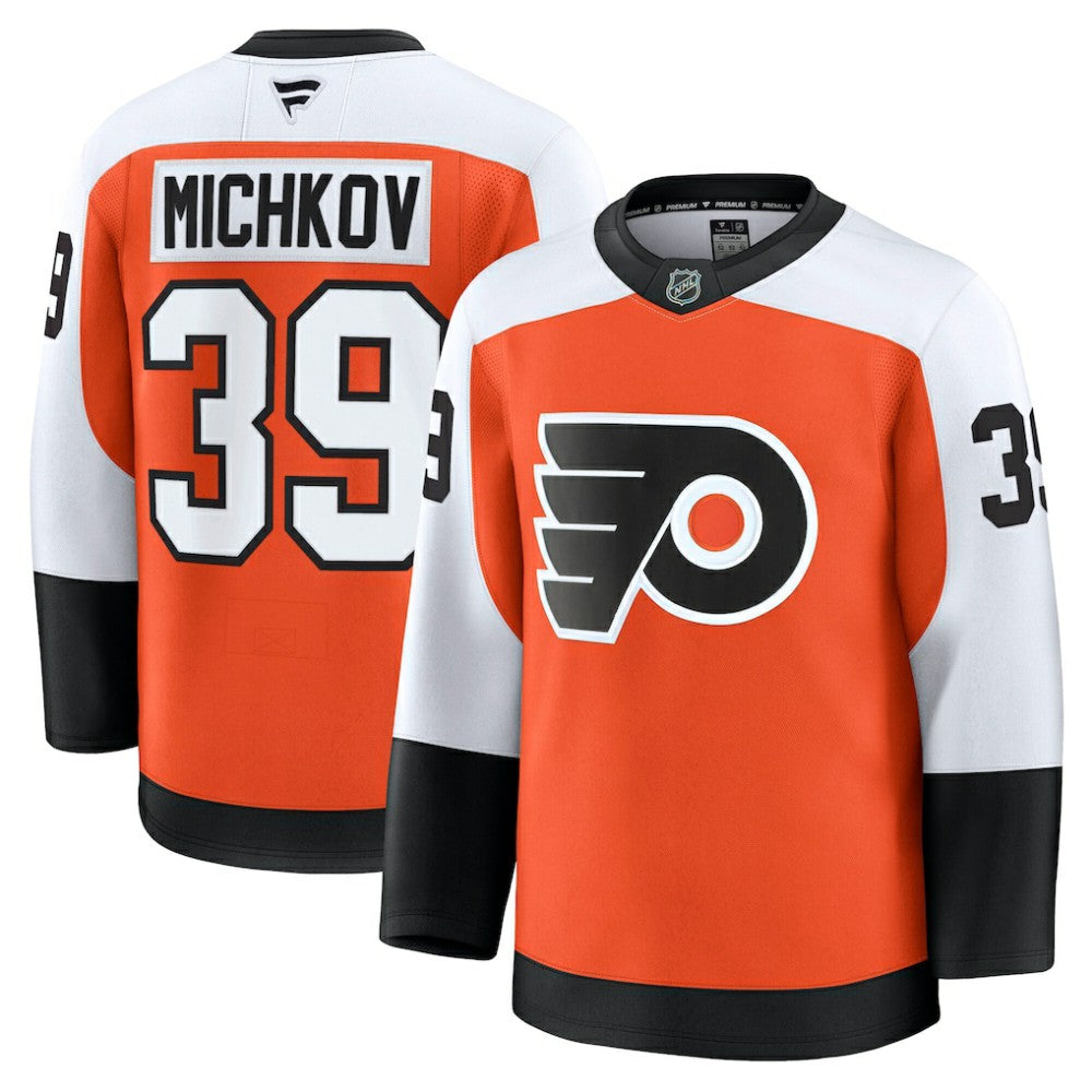 Matvei Michkov Philadelphia Flyers Fanatics Home Premium Jersey Orange
