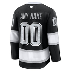 Los Angeles Kings Fanatics Home Premium Custom Jersey Black