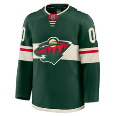 Minnesota Wild Fanatics Home Premium Custom Jersey Green