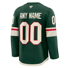 Minnesota Wild Fanatics Home Premium Custom Jersey Green