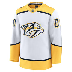 Nashville Predators Fanatics Away Premium Custom Jersey White
