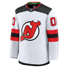 New Jersey Devils Fanatics Away Premium Custom Jersey White
