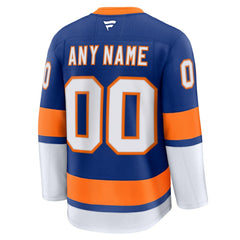 New York Islanders Fanatics Home Premium Custom Jersey Royal