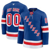 New York Rangers Fanatics Home Premium Custom Jersey Royal