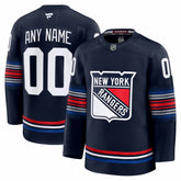 New York Rangers Fanatics Alternate Premium Custom Jersey Navy