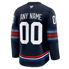 New York Rangers Fanatics Alternate Premium Custom Jersey Navy