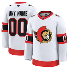 Ottawa Senators Fanatics Away Premium Custom Jersey White