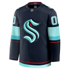 Seattle Kraken Fanatics Home Premium Custom Jersey Deep Sea Blue