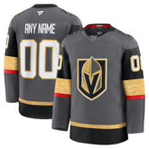 Vegas Golden Knights Fanatics Alternate Premium Custom Jersey Gray