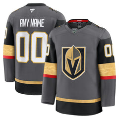 Vegas Golden Knights Fanatics Alternate Premium Custom Jersey Gray
