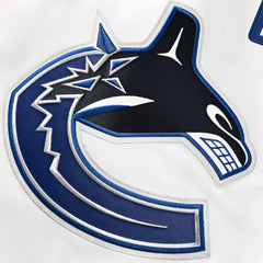 Vancouver Canucks Fanatics Away Premium Custom Jersey White