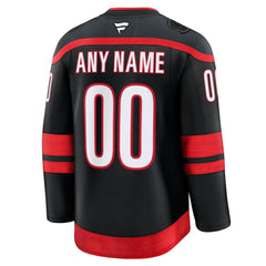 Carolina Hurricanes Fanatics Home Premium Custom Jersey Black