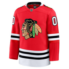Chicago Blackhawks Fanatics Home Premium Custom Jersey Red