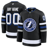 Tampa Bay Lightning Fanatics Alternate Premium Custom Jersey Black
